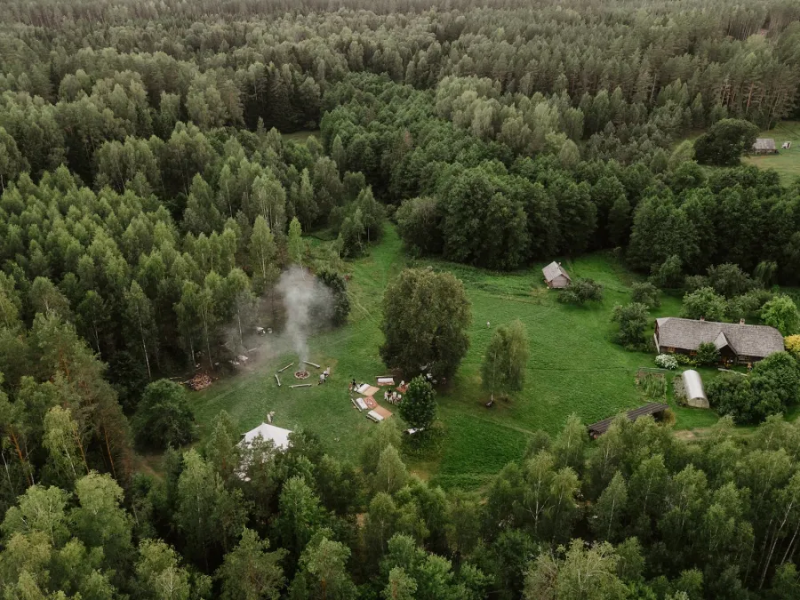 Antaviešė in the middle of Labanoras Forest