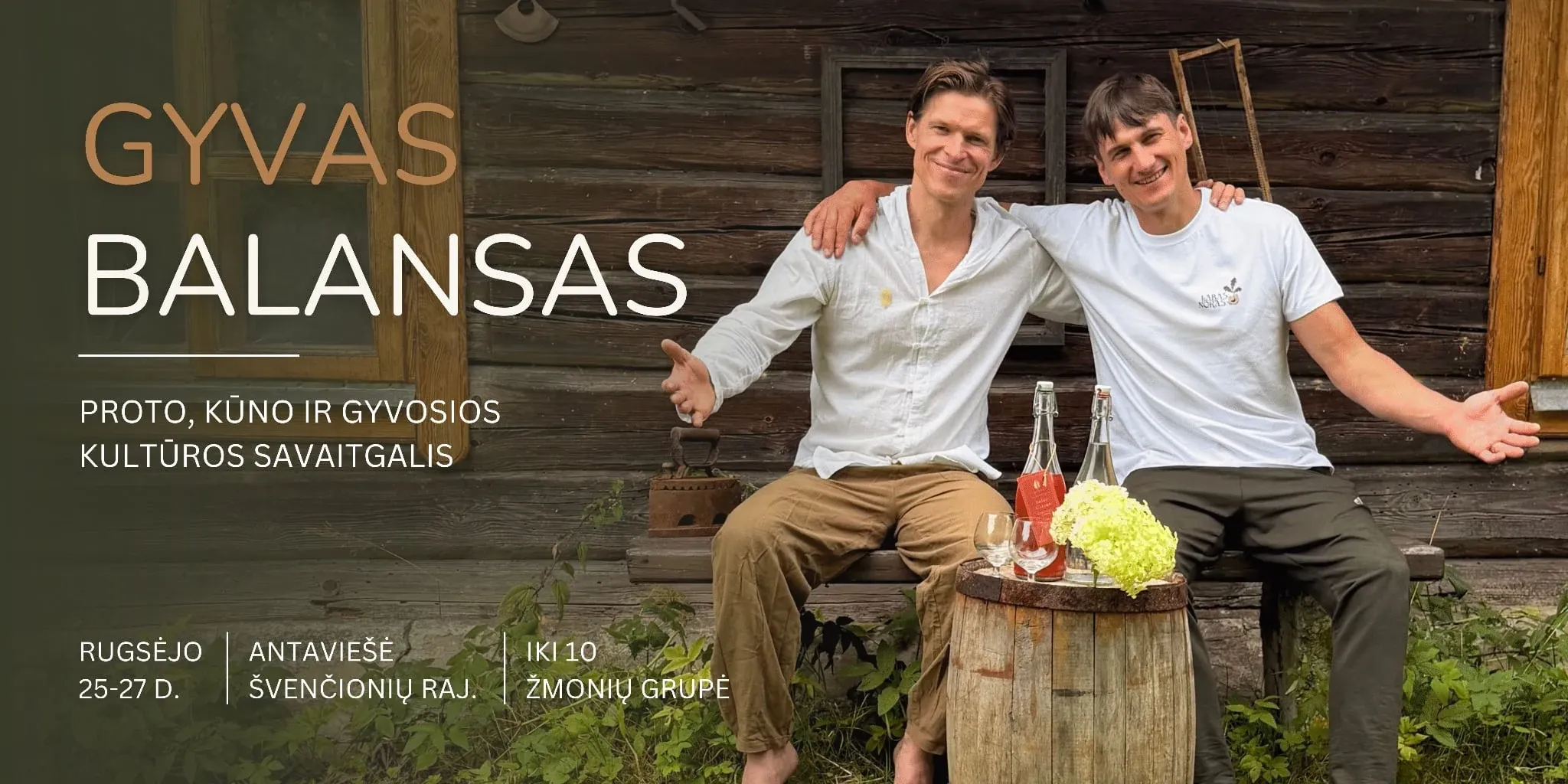 Gyvas Balansas – rugsėjo 25–27 d. retrito Antaviešėje viršelis