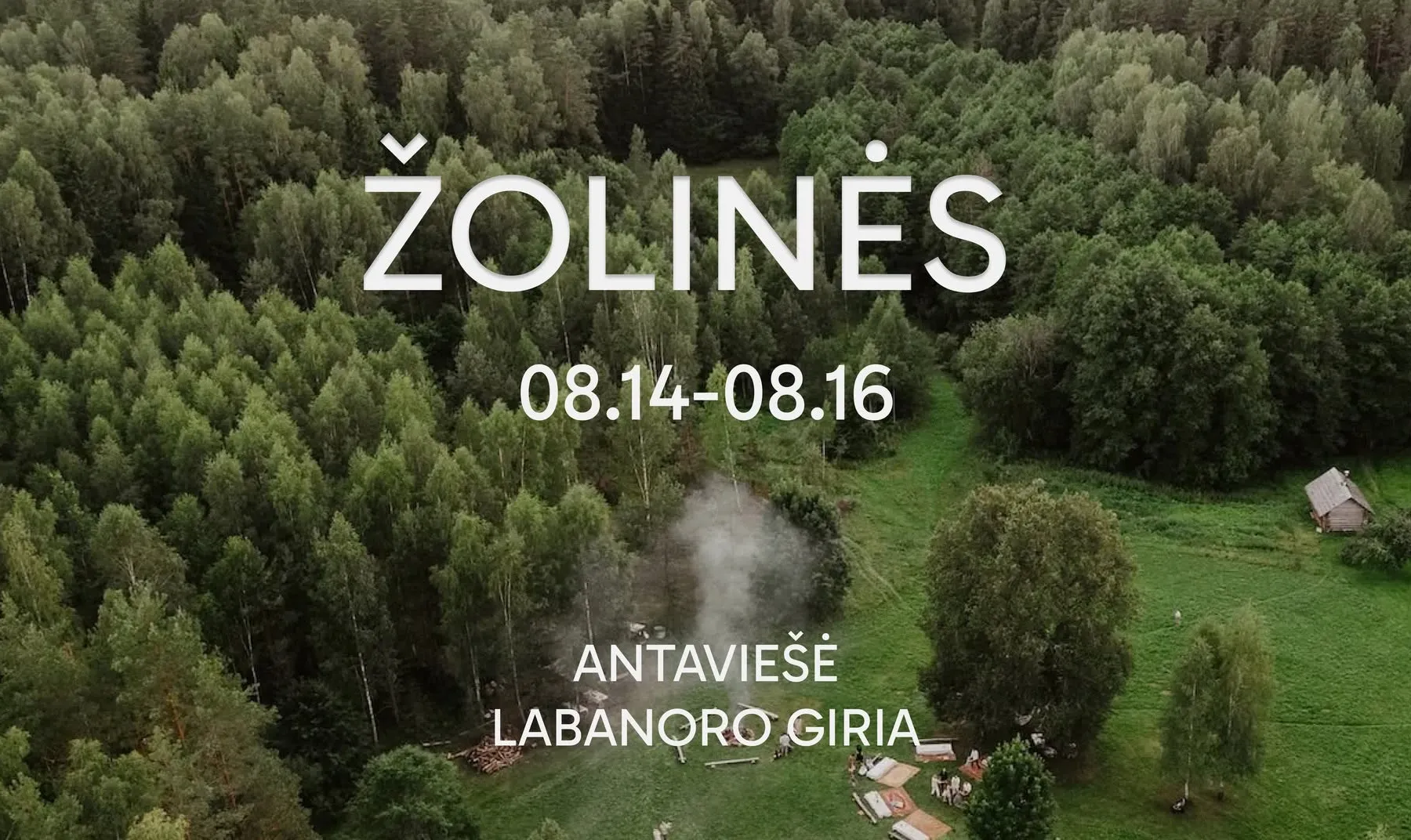 Žolinės in Labanoras Forest 2026 event poster