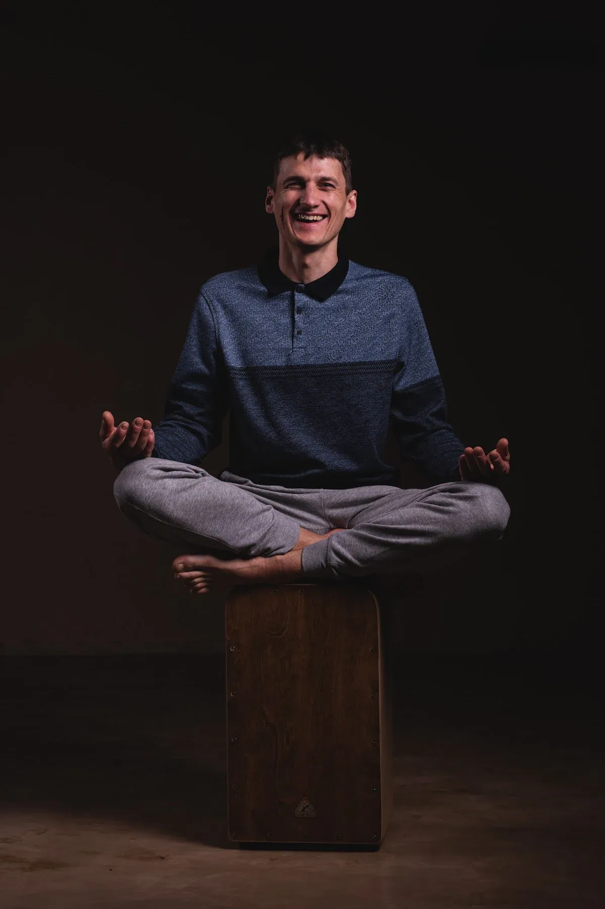 Žymantas, yoga and meditation teacher at Labas Noras